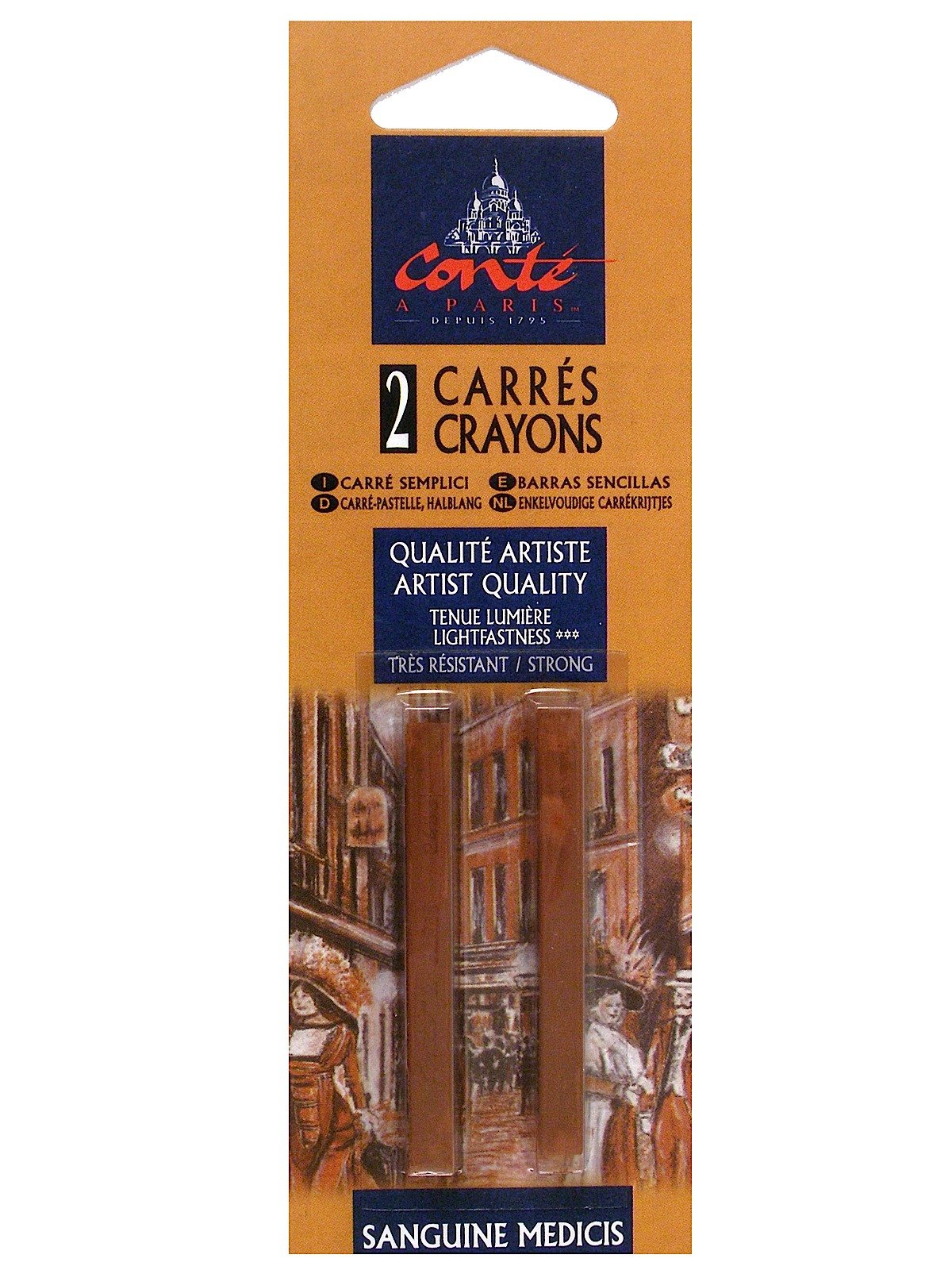 Conte Crayons Black B Pack of 2 [Pack of 4 ]