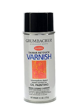 Grumbacher Damar Retouch Varnish Spray