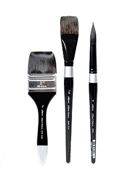 Silver Brush Black Velvet Series Brushes