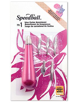 Speedball Linoleum Cutter with Handle Assortments