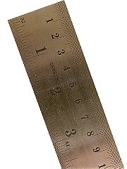 Pacific Arc Stainless Steel Rulers Inch/Metric with Conversion Table