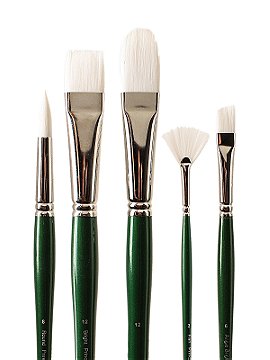 Princeton Series 6100 Summit White Synthetic Long Handle Brushes