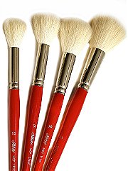 Silver Brush White Round/Oval Mop Brushes
