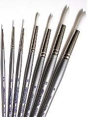 Silver Brush Silverwhite Series Synthetic Brushes Short Handle