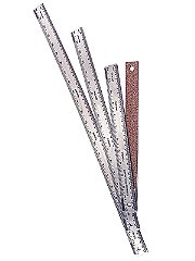 Pacific Arc Non-Skid Steel Corkback Rulers