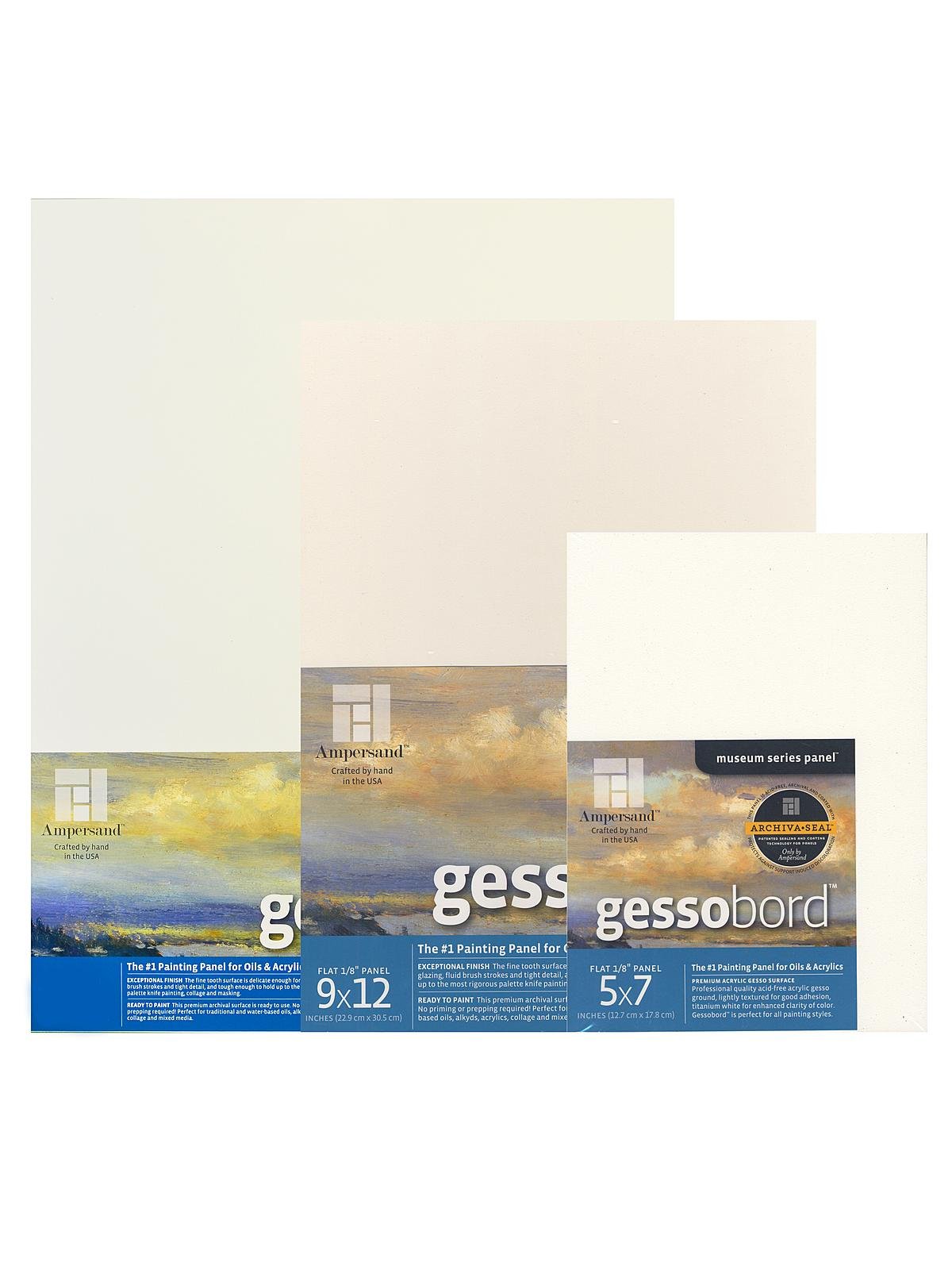 Ampersand Gessobord 9 in. x 12 in. 1/8 in. Each [Pack of 4 ]