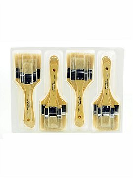 Royal & Langnickel Bristle Hair Large Area Brushes - Classroom Value Pack
