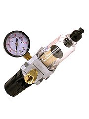 Badger Air Regulator Silver, Filter and Gauge for Air Compressors