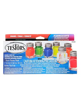 Testors Ultra Bright Fluorescent Paint Kit