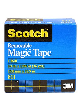 3M Scotch Magic Tape Removable  811
