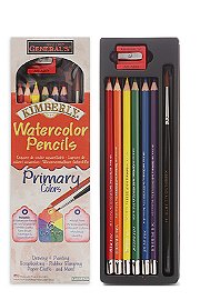 General's Kimberly Watercolor Pencils - Primary Colors Set