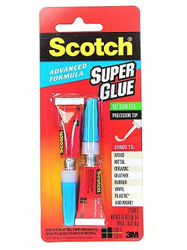 Scotch Advanced Formula Super Glue No Run Gel with Precision Tip