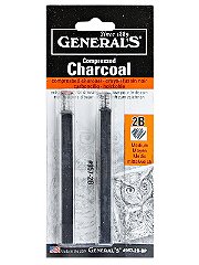 General's Compressed Charcoal Squares 2 packs