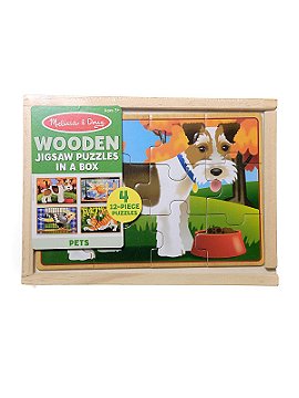 Melissa & Doug Wooden Puzzles in a Box