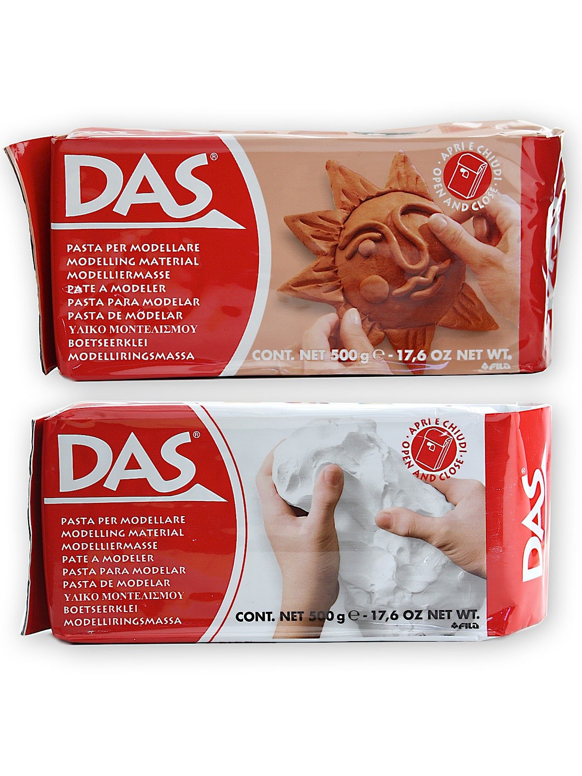 DAS® Air Hardening Modeling Clay, Stone, 2.2 lb, Block 