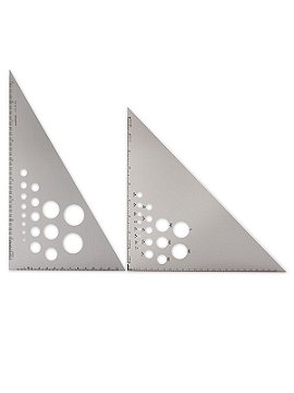 Alumicolor Aluminum Calibrated Triangles