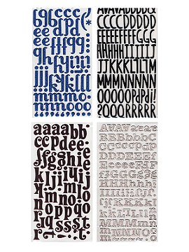 American Crafts Thickers Dimensional Letters