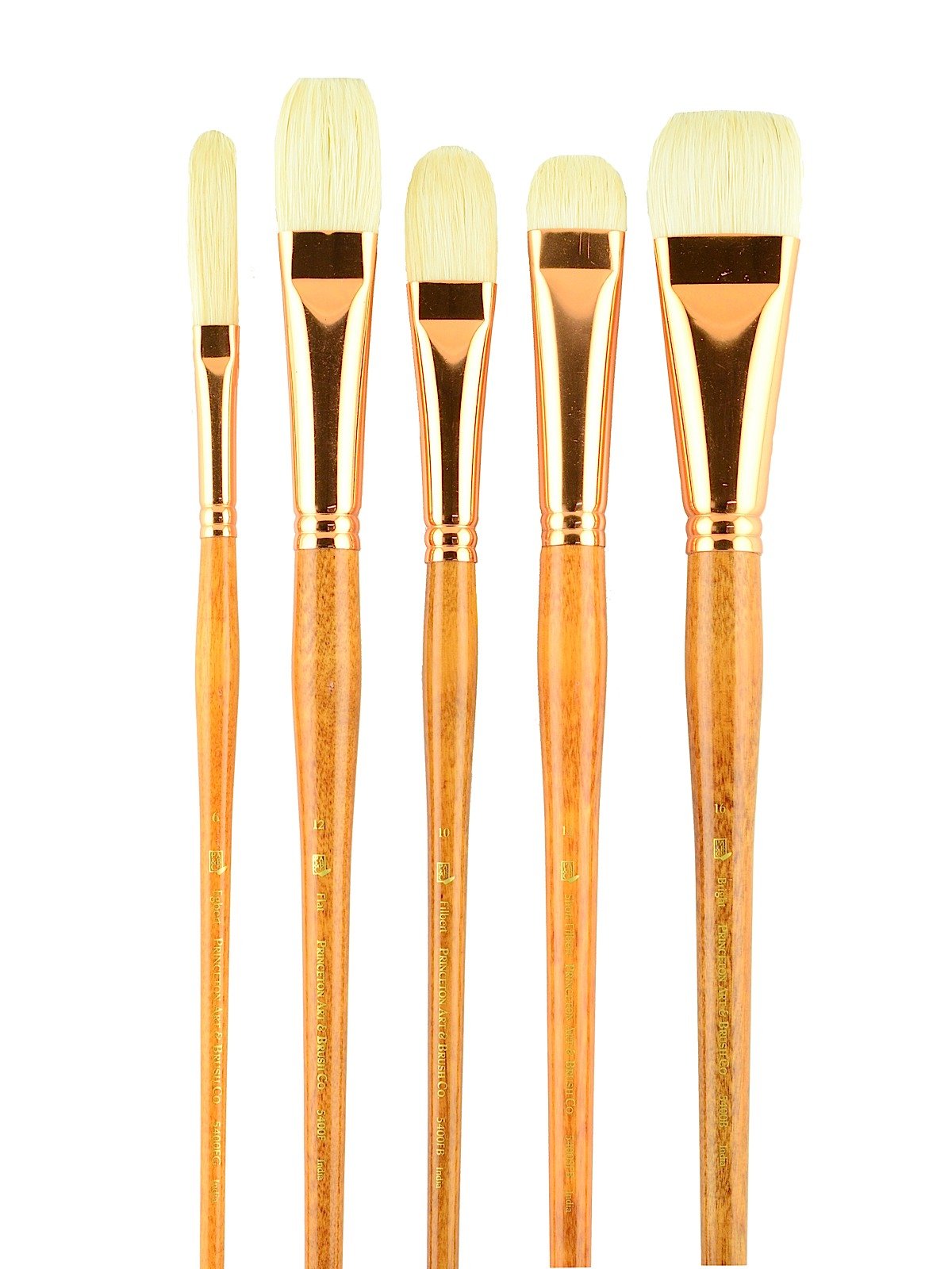 Princeton Series 5400 Refine Bristle Long Handle Brushes