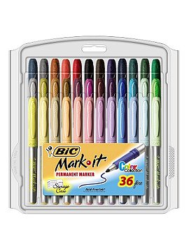 Bic Marking Permanent Marker Fine Color Collection