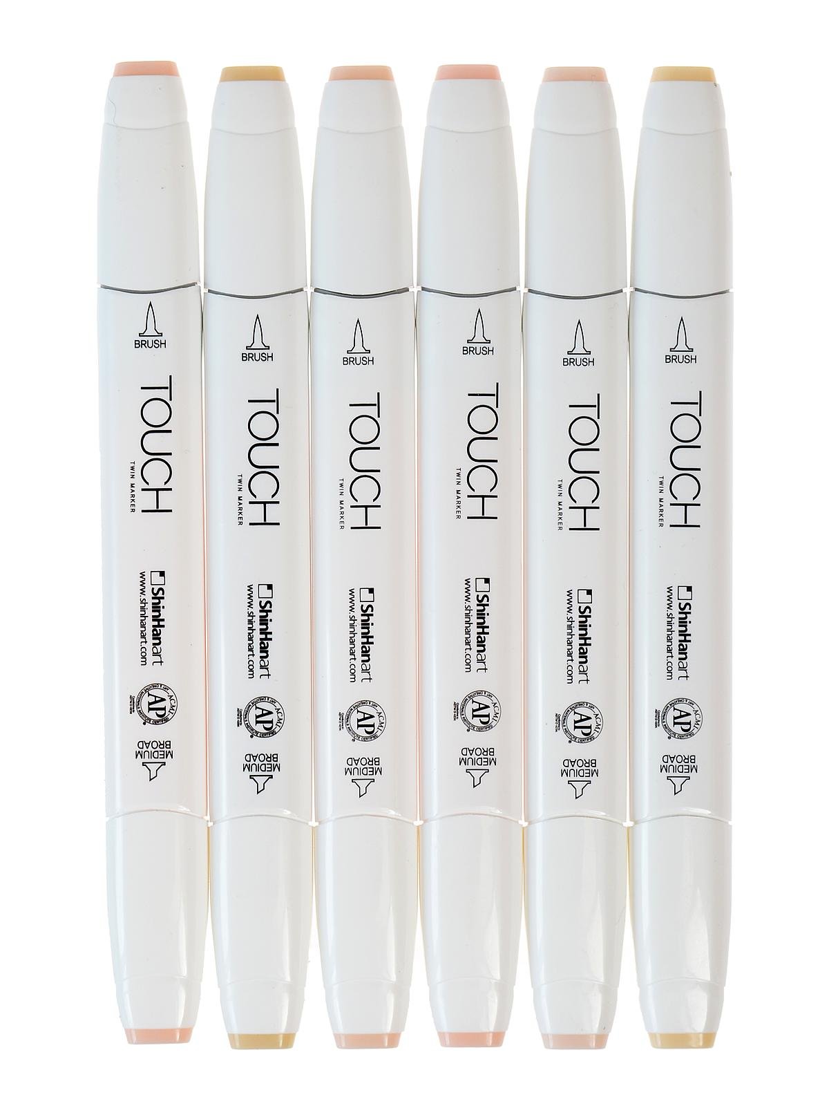 ShinHan Touch Twin Brush Marker Sets, Touch Markers