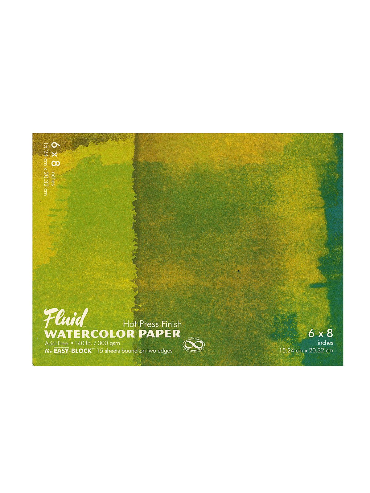 Fluid™ Hot Press Watercolor Paper Sheets, 22 x 30