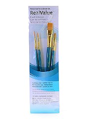 Princeton Real Value Series Light Blue Short Handled Brush Sets