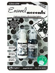 Ranger Enamel Accents black and white pack of 2
