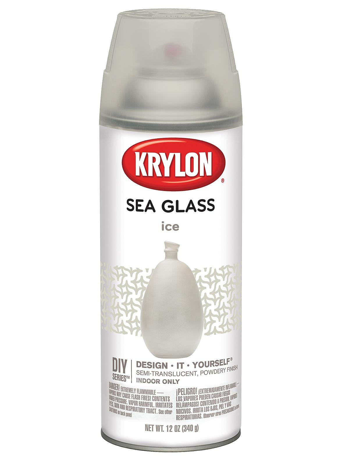 Krylon 12 Oz. Frosted Sea Glass Finish Spray Paint, Sea Foam