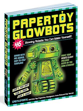 Workman Publishing Papertoy Glowbots