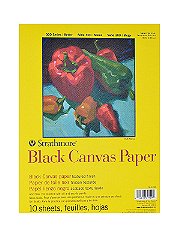 Strathmore 300 Series Black Canvas Paper