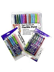 Pentel Brush-Tip Sign Pen Sets