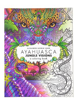 Divine Arts Ayahuasca Jungle Visions Coloring Book