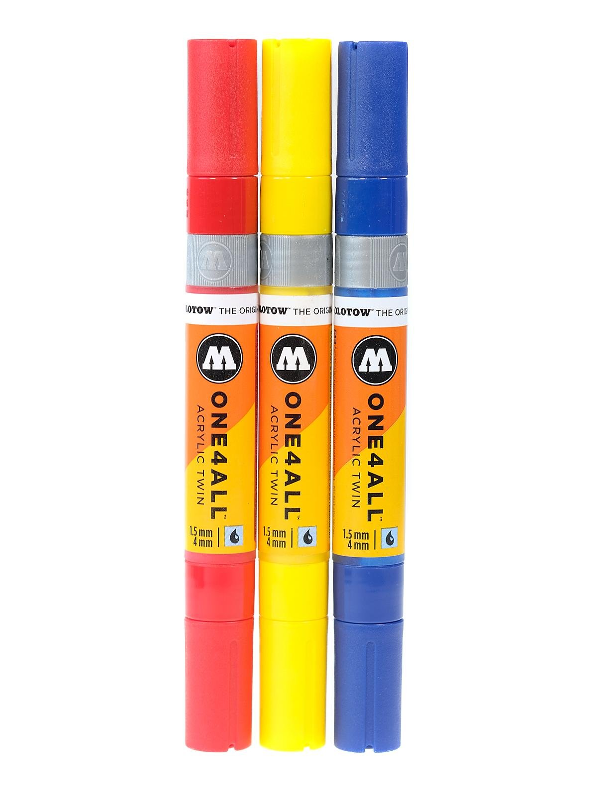 Molotow One4All Marker 4mm Set of 6 Neon Colors