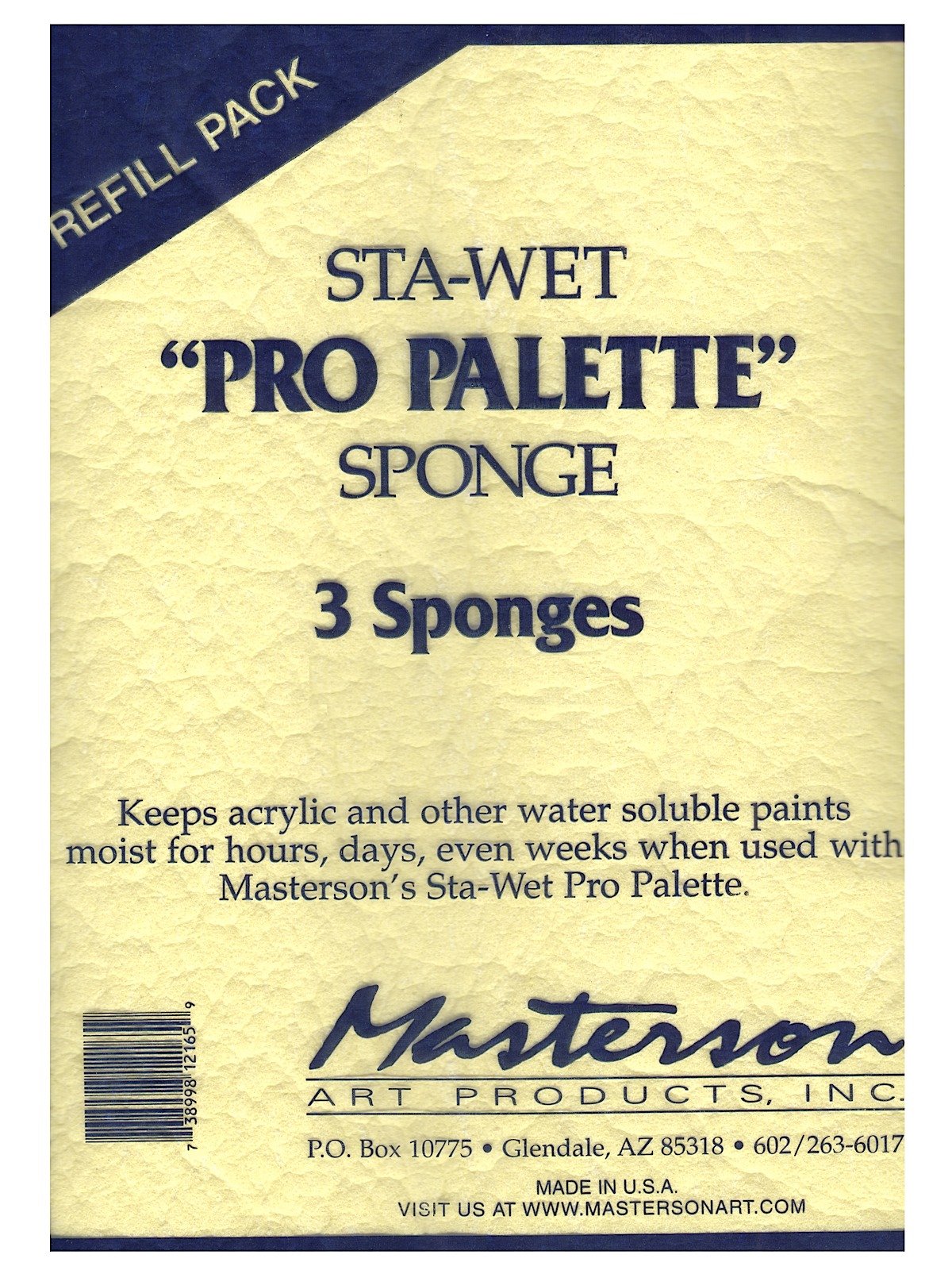 Masterson Sta-Wet Premier Palette Acrylic Paper Refill 30 Sheets