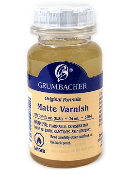 Grumbacher Matte Varnish (Transparent)