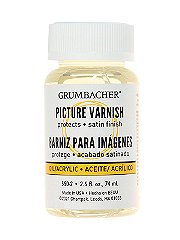 Grumbacher Picture Varnish (Crystal Clear Acrylic Resin)