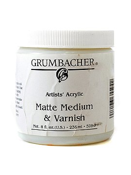 Grumbacher Artists&#39; Acrylic Matte Medium &amp; Varnish