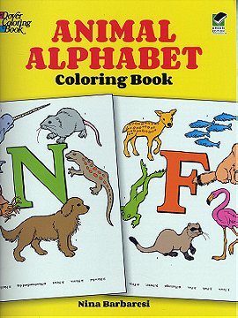 Dover Animal Alphabet-Coloring Book