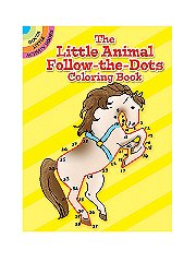 Dover The Little Animal Follow-The-Dots Coloring Book