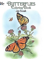 Dover Butterflies Coloring Book