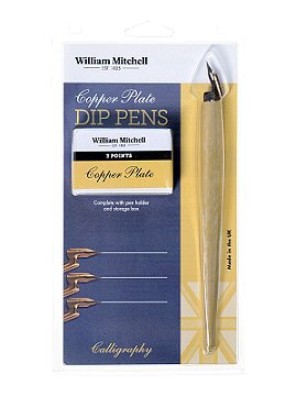 William Mitchell Copper Plate Dip Pens