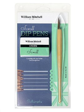 William Mitchell Scroll Dip Pens
