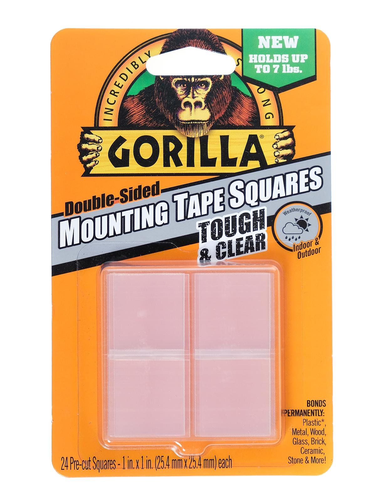 The Gorilla Glue Company Clear Mounting Tape Squares