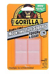 The Gorilla Glue Company Clear Mounting Tape Squares