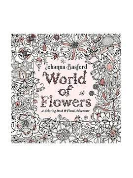 Penguin World of Flowers Coloring Book