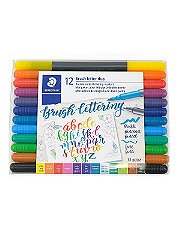 Staedtler Brush Letter Duo Double-Ended Lettering Markers