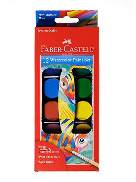 Faber-Castell Watercolor Cakes Paint Set