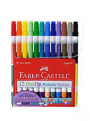 Faber-Castell DuoTip Washable Markers