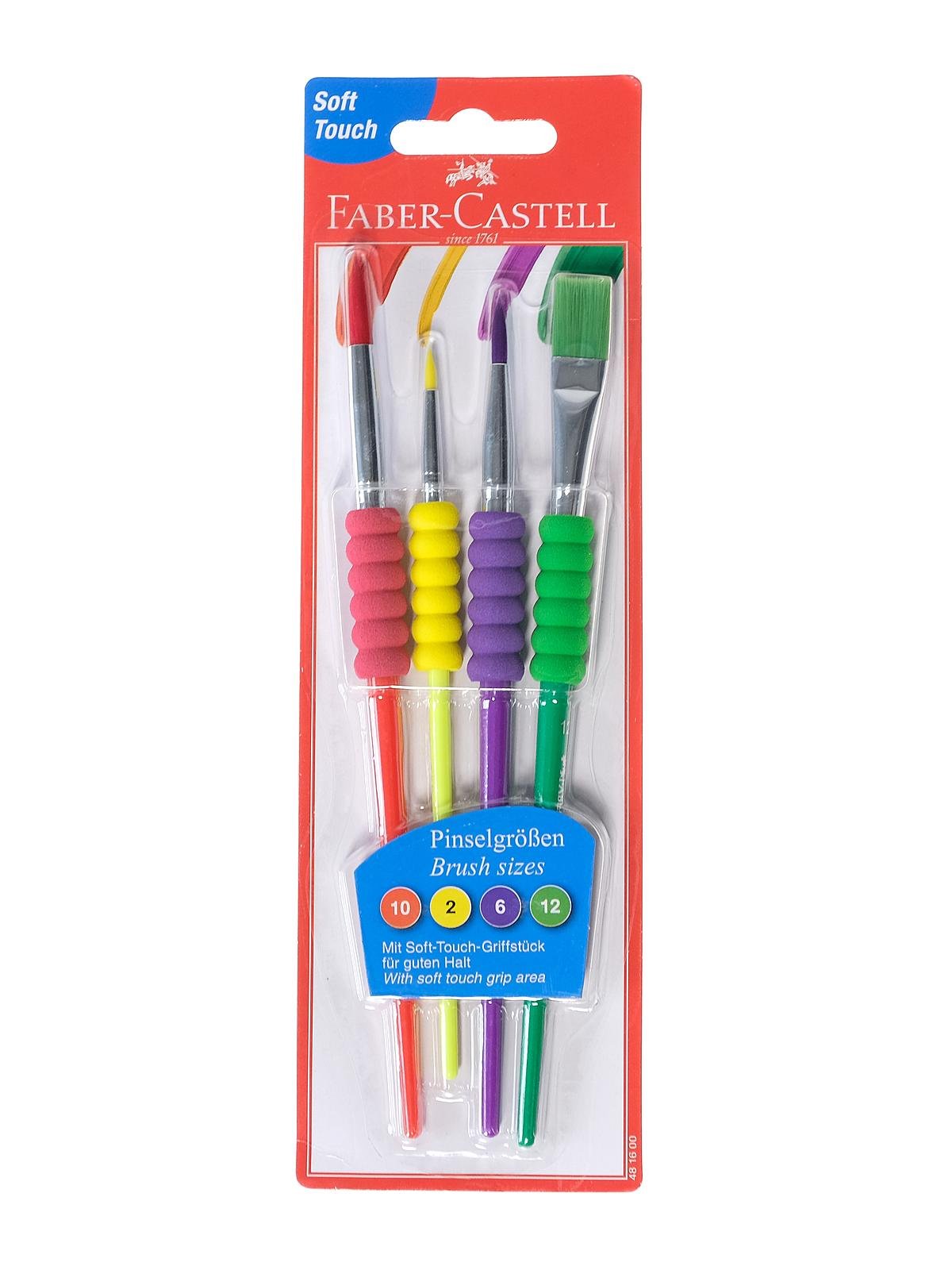 Faber-Castell Soft Grip Paint Brushes