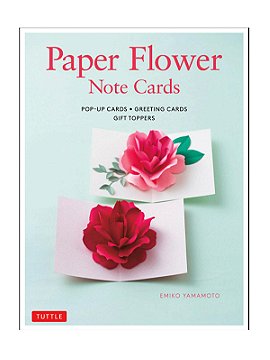 Tuttle Paper Flower Note Cards